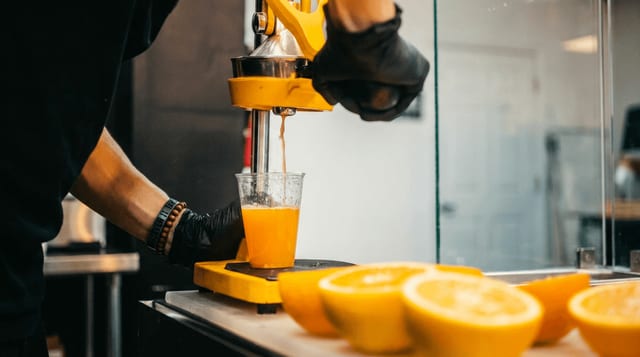 Freshly Squeezed Orange Juice.