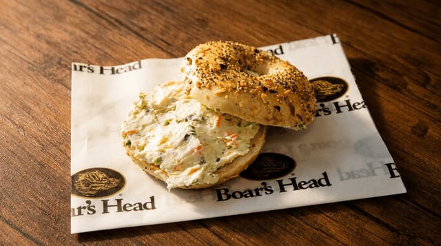 Bagel with Lox Spread.